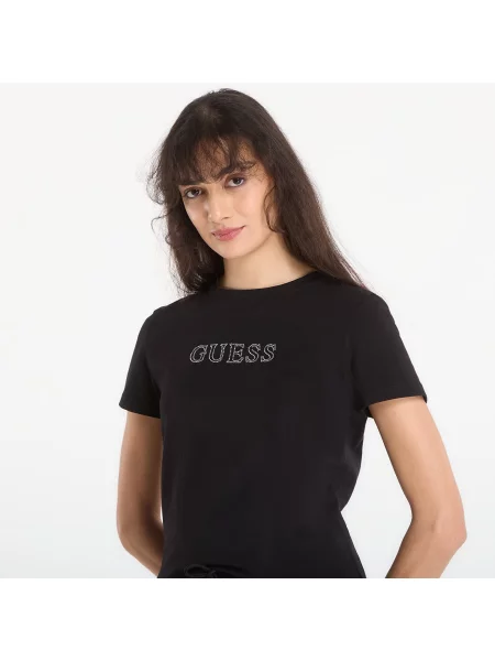 T-shirt GUESS Briana Ss T-Shirt Jet Black S czarna