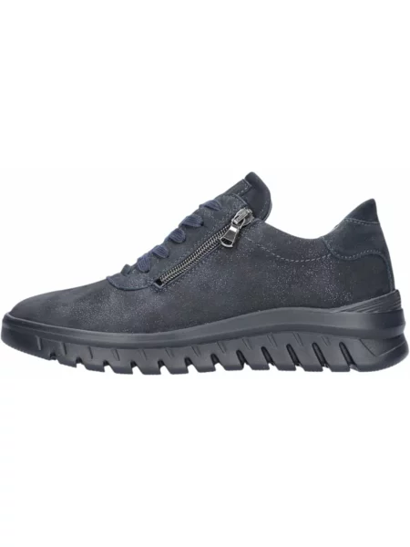 Sneakersy Waldläufer sznurowane szare