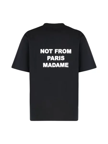 Drôle de Monsieur t-shirt Le T-Shirt Slogan z nadrukiem czarny
