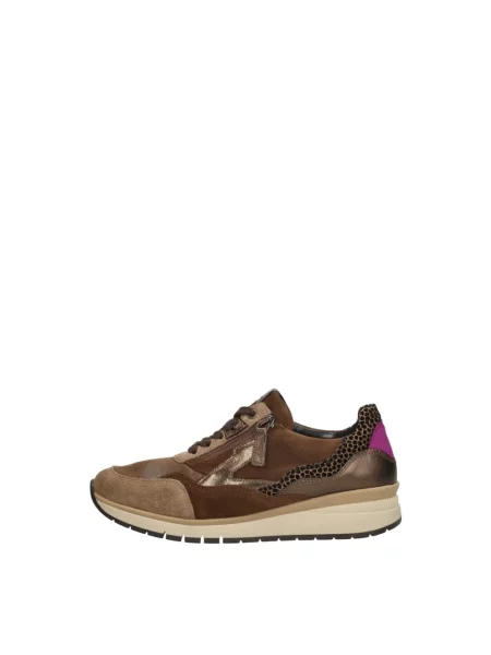 Sneakersy Gabor skórzane brązowe