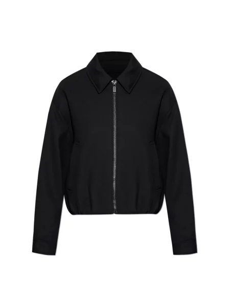 Lekki kurtka bomber Michael Kors wełniany czarny