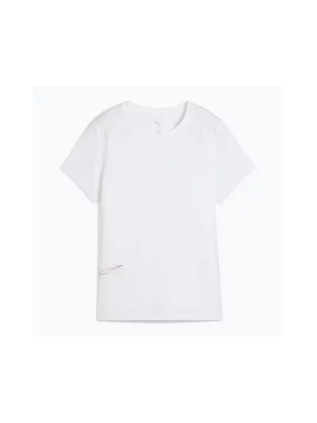 Футболка для бігу PUMA Run Graphic Mesh Tee puma white біла