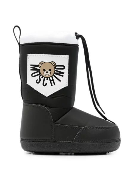 Botki dziecięce Moschino czarne