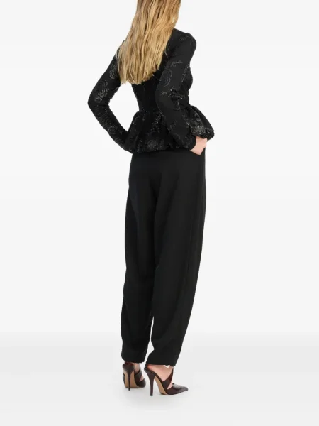 Pantaloni Rotate Birger Christensen plisate negru