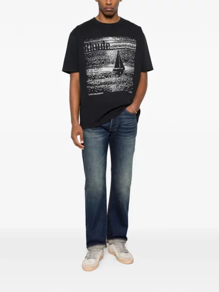 Tricou Rhude cu imagine negru