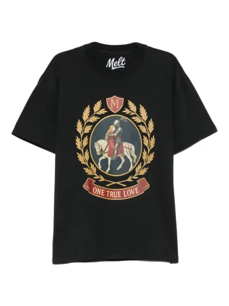 Tricou Melt cu imagine negru