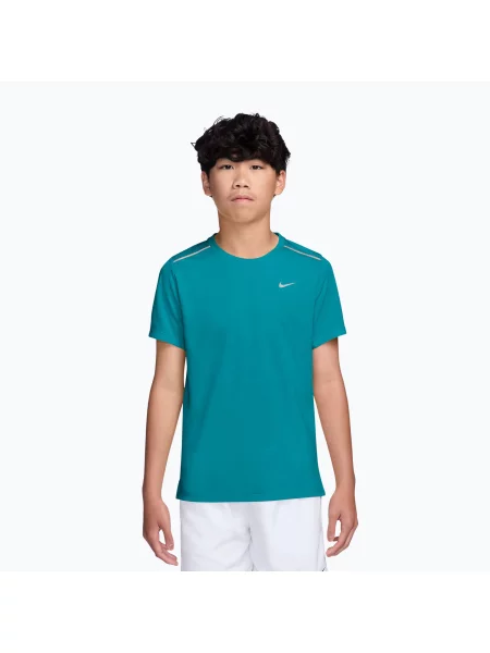 Gyermek póló Nike Miler bright spruce/energy/heather. Méret: zöld
