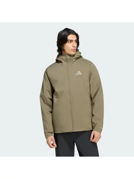 Kurtka z kapturem Terrex Multi Essentials CLIMAPROOF Insulated oliwkowa