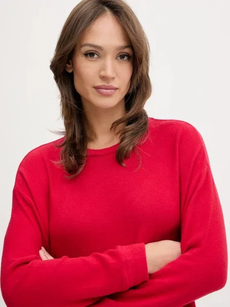 Піжамний лонгслів United Colors of Benetton червоний