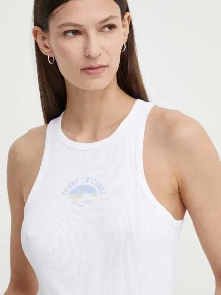 Bombažen top Levi's bela