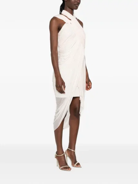 Rochie mini Balmain asimetrică drapată