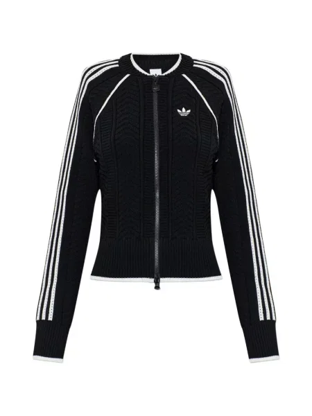 Cardigan Adidas cu glugă negru