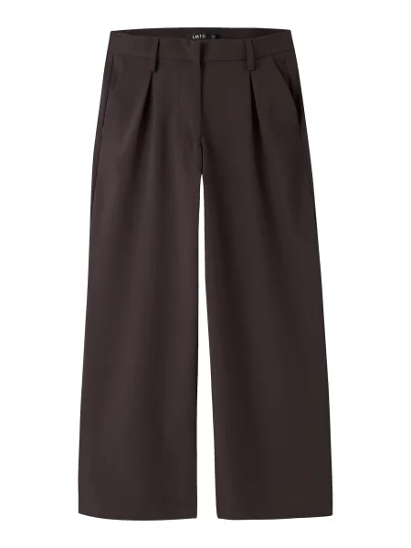 LMTD Pantaloni NLFLUIS închis maro