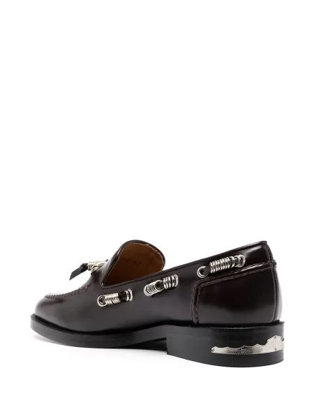 Pantofi loafer Toga Virilis din piele violet