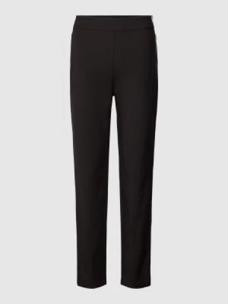 Spodnie o kroju slim fit w jednolitym kolorze Marc Cain
