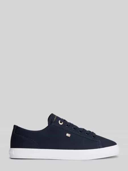 Sneakersy o niskim kroju z płótna z aplikacją z logo Tommy Hilfiger