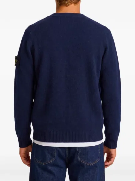 Kardiganas Stone Island v formos iškirpte akmenys mėlyna