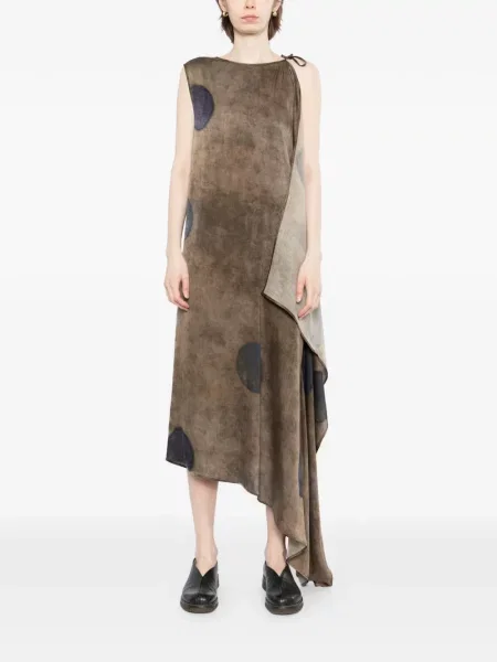Rochie Uma Wang asimetrică maro