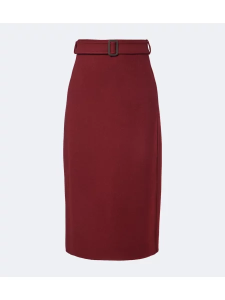 Cu centură fustă tip creion 's Max Mara de lână