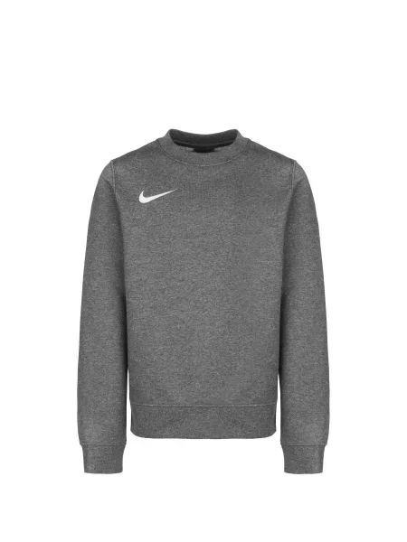 NIKE Športová mikina Park sivá melírovaná biela
