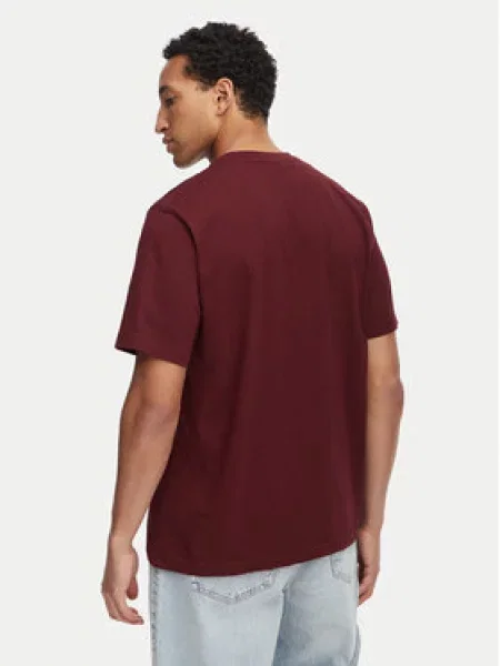 Reebok Majica Aurek Bordo rdeča