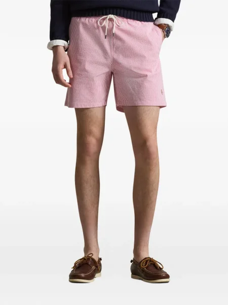 Ριγέ δερμάτινος κάλτσες Polo Ralph Lauren με κορδόνι μαύρο
