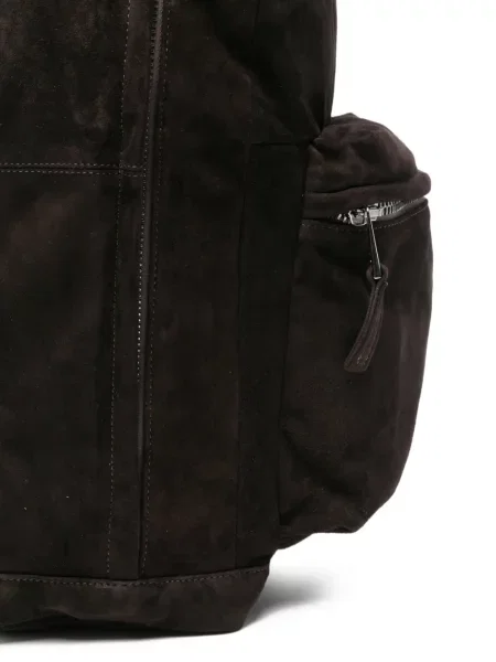Rucsac Giorgio Brato din piele de căprioară maro