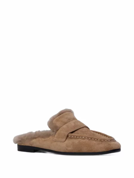 Zomšinės mulės Black Suede Studio be kulniuko juoda