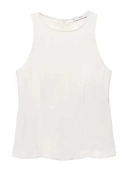 MANGO Bluza off-bela bela