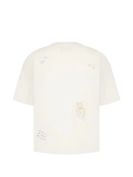 Tricou Nahmias cu imagine alb