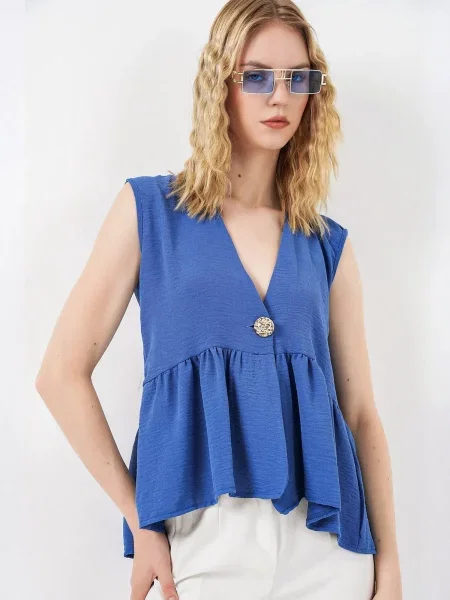 Bigdart Bluza Blusen melange plava