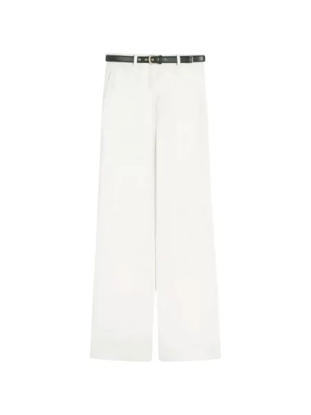 Cu centură pantaloni 's Max Mara alb