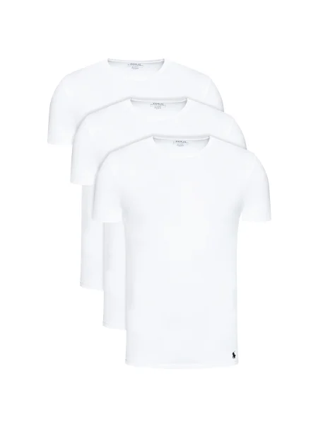 Polo Ralph Lauren 3 db póló Classic Crew Regular Fit fehér