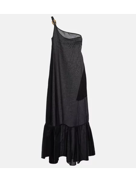 Rochie midi Stella Mccartney până la genunchi de costum negru