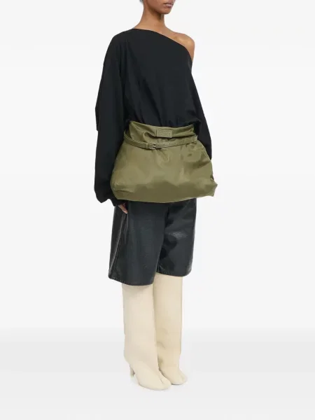 Geantă Mm6 Maison Margiela cu autograf verde