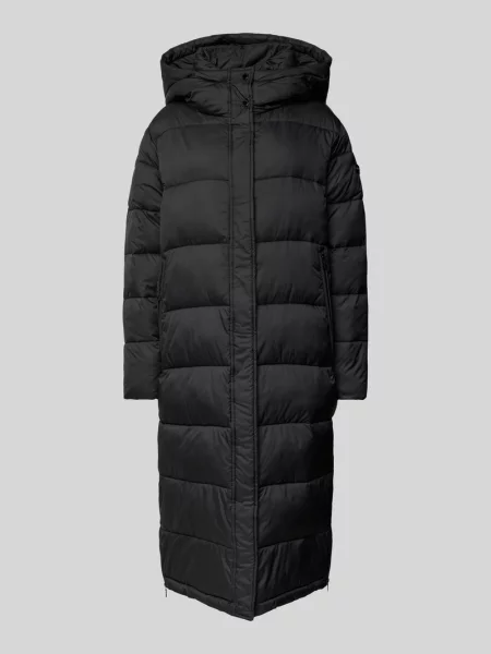 Płaszcz pikowany z zapinanymi na błyskawiczny model ‘CLEVELAND’ Frieda & Freddies czarny