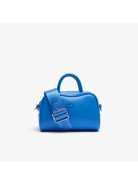 Lacoste сумка через плече Mini Lora шкіряна блакитна