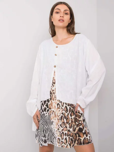 Rochie Fashionhunters de costum alb