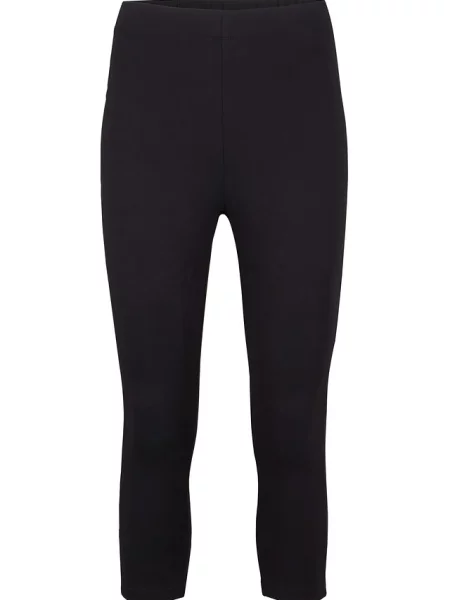Legginsy rybaczki z wygodną talią czarne