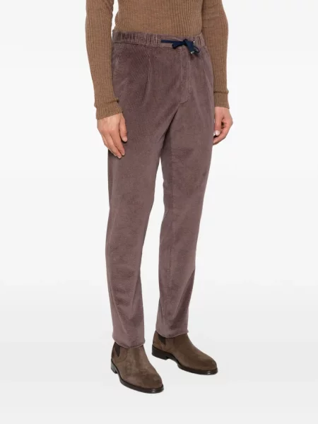 Pantaloni Drumohr de catifea cord cu cordon maro