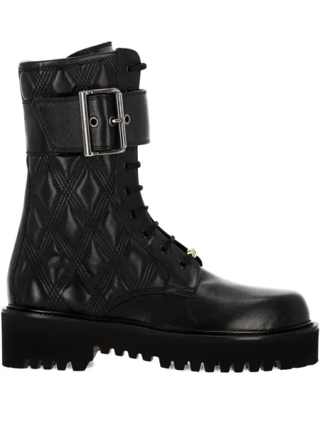 Botine Valentino Garavani din piele negru