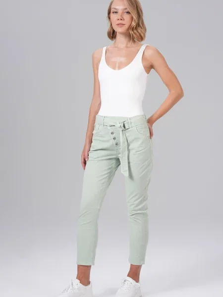 M.O.D MIRACLE OF DENIM Jeans mentă verde