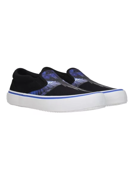 Sneakersy Marcelo Burlon County Of Milan wsuwane skórzane czarne