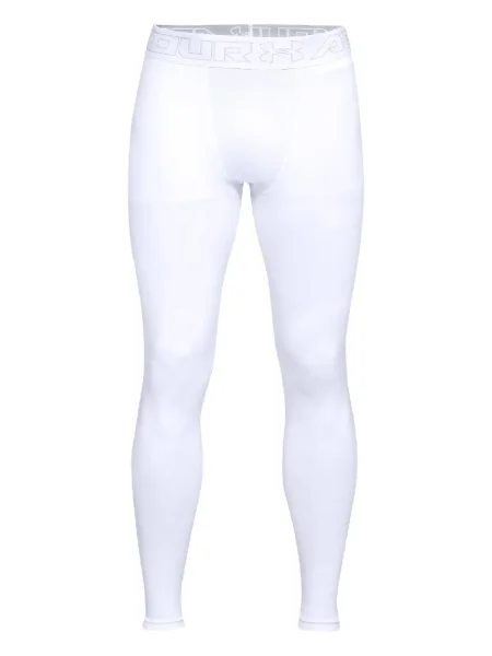 Leggings Under Armour cu autograf alb