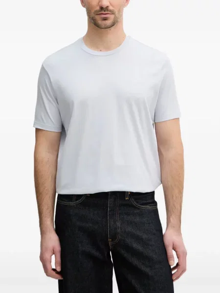 Tricou Paul & Shark cu broderie albastru