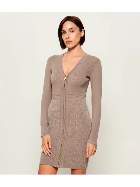 Marciano Guess Rochie tricotată închis bej