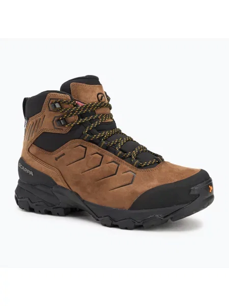 Olcsóbban. Férfi túrabakancs SCARPA Moraine Polar Gtx sötétbarna / kénbarna. Méret: 45 EU barna