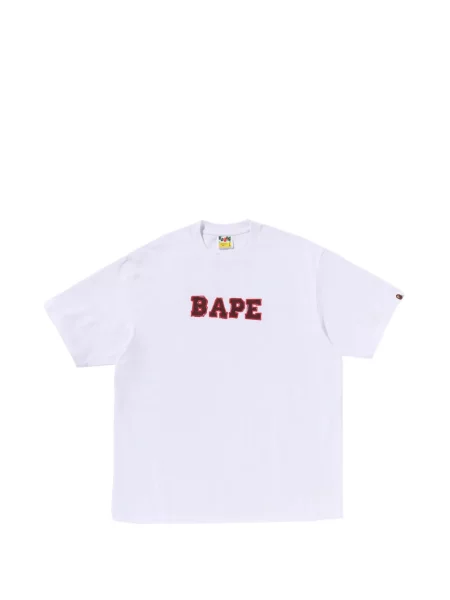 Tricou A Bathing Ape® cu imagine alb