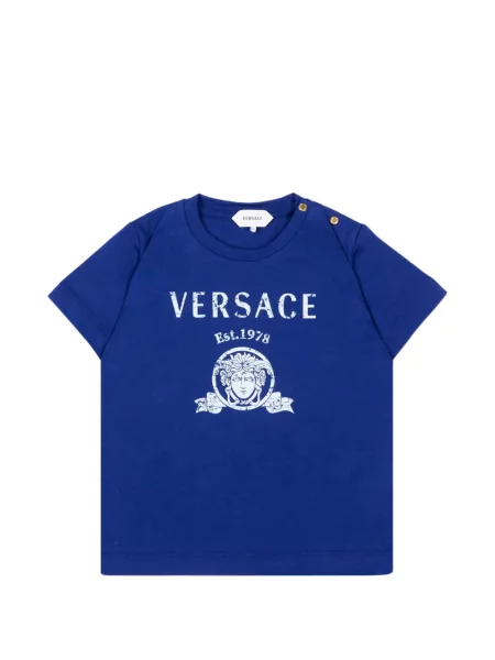 Koszulka dziecięca Versace niebieska