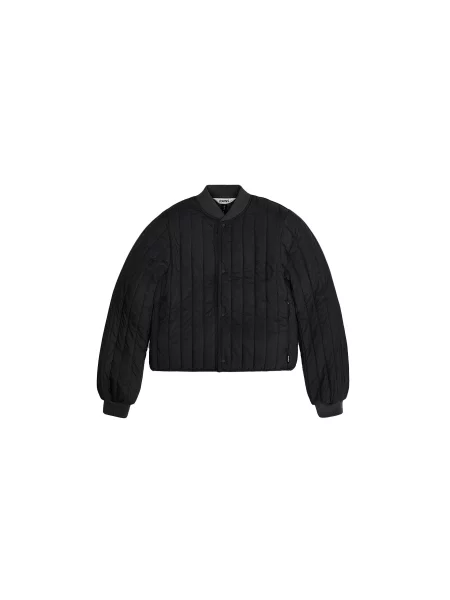 Rains Banja Liner Bomber W Jacket Kobiety Kurtki Rains Size: S czarny